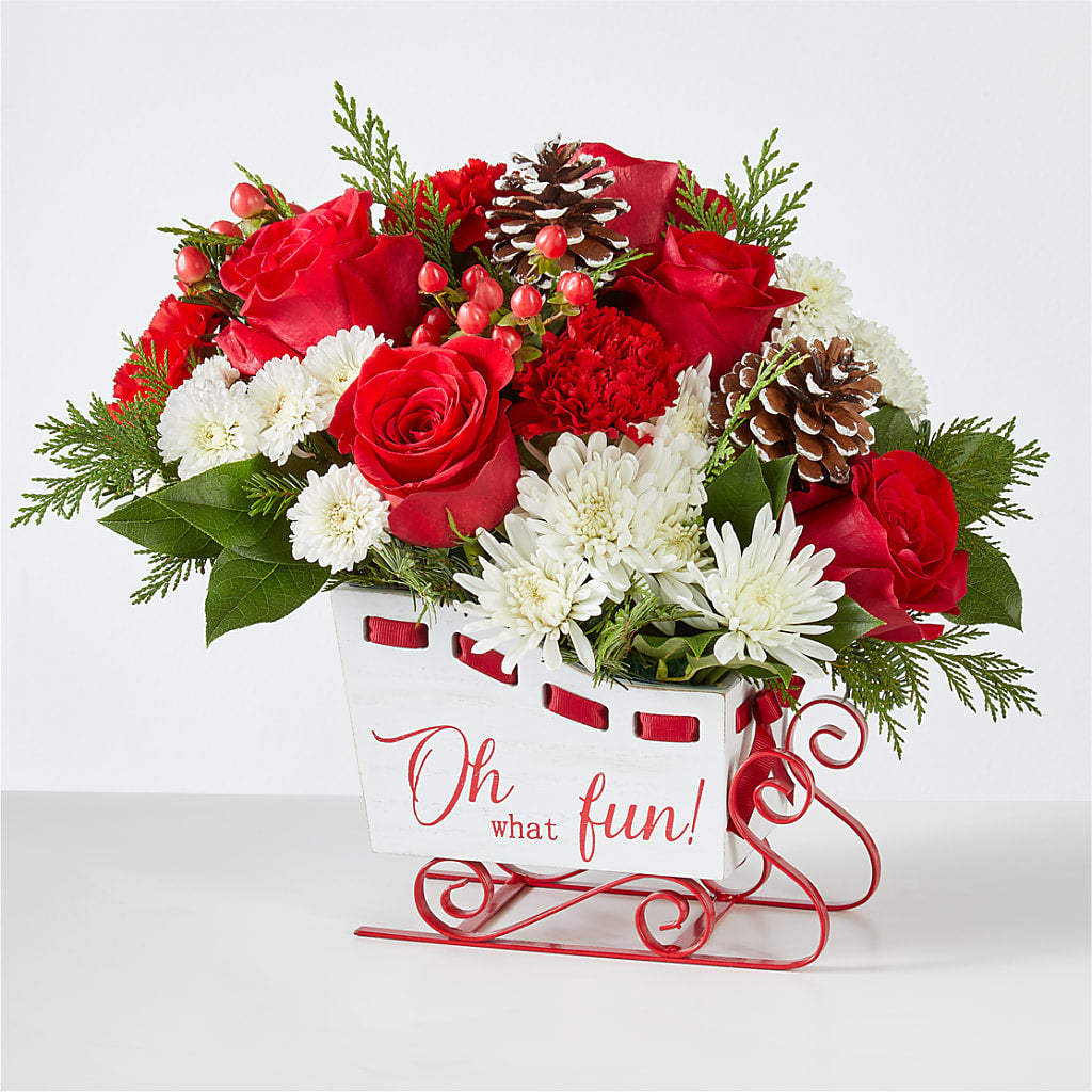 Sleigh Bells Bouquet – Sunflowershop Llc, Orlando FL