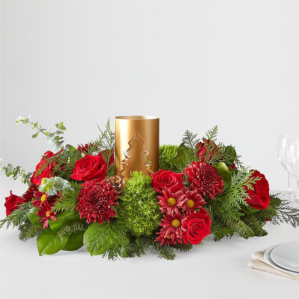 Toast the Season Centerpiece – Sunflowershop Llc, Orlando FL