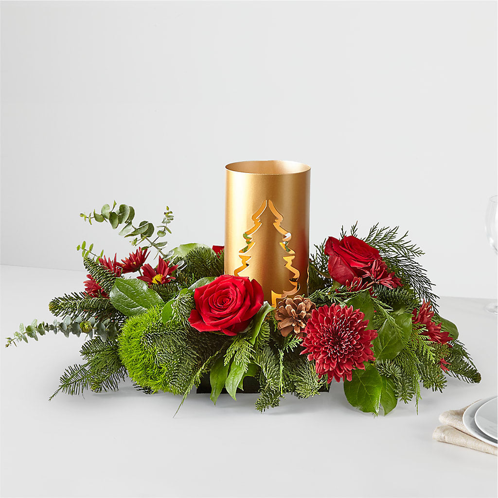 Toast the Season Centerpiece – Sunflowershop Llc, Orlando FL