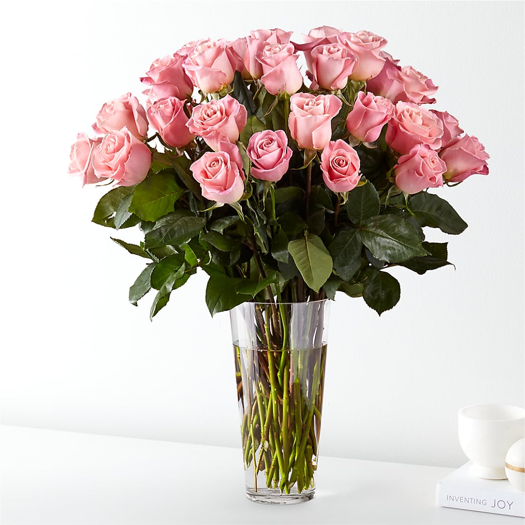 Long Stem Pink Rose Bouquet – Sunflowershop Llc, Orlando FL
