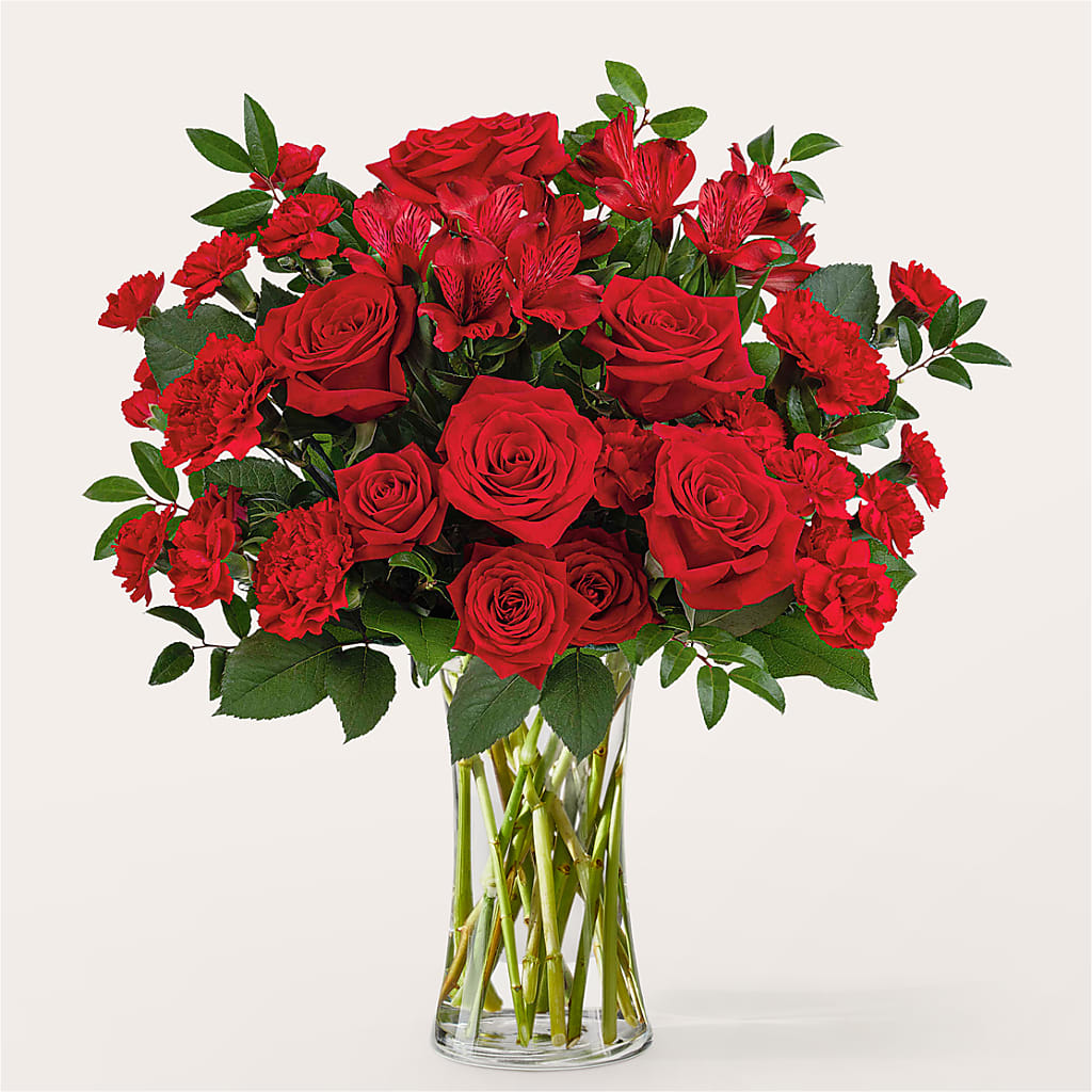 Brilliant Ruby Bouquet – Sunflowershop Llc, Orlando FL