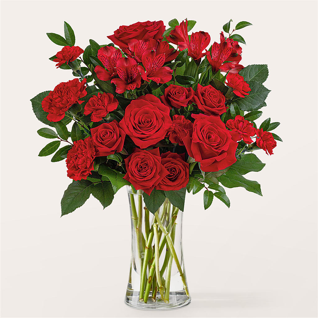 Brilliant Ruby Bouquet – Sunflowershop Llc, Orlando FL