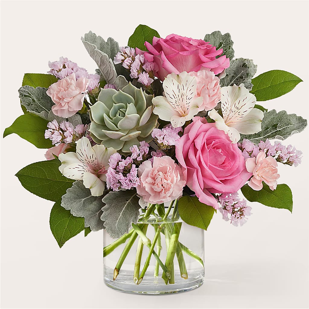 Dusty Rose Bouquet – Sunflowershop Llc, Orlando FL