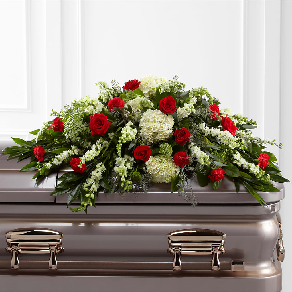 Sincerity Casket Spray – Sunflowershop Llc, Orlando FL