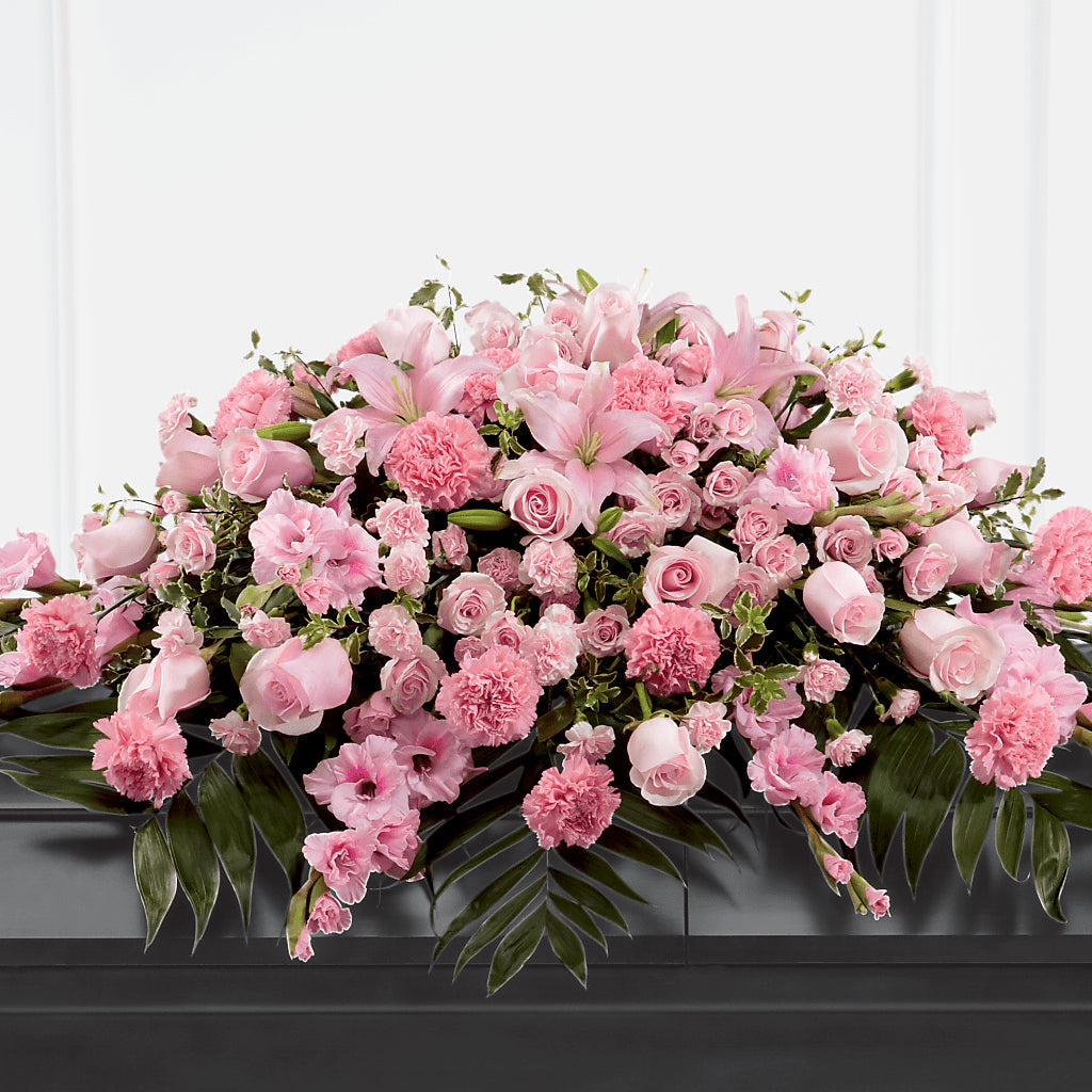 Garden of Comfort Casket Spray (Standard) – Sunflowershop Llc, Orlando FL