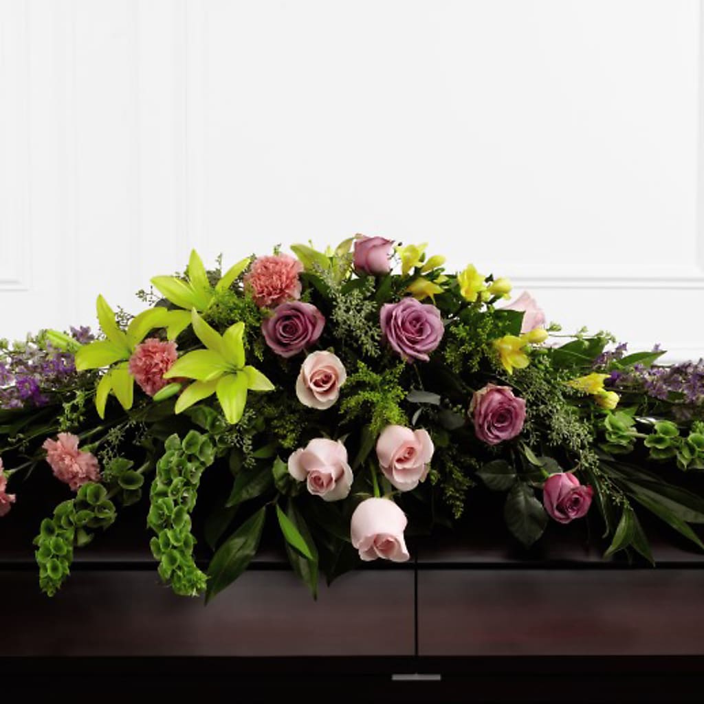 Forever Beloved Casket Spray – Sunflowershop Llc, Orlando FL