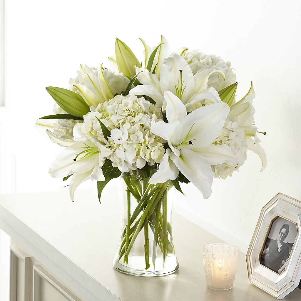 Compassionate Lily Bouquet – Sunflowershop Llc, Orlando FL