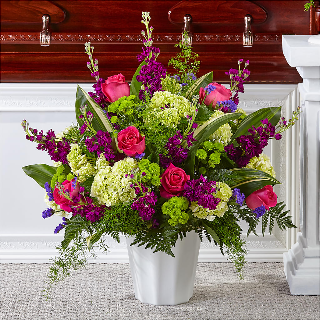 Beautiful Horizons Floor Basket – Sunflowershop Llc, Orlando FL