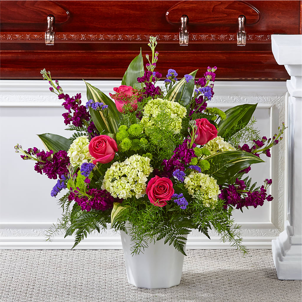 Beautiful Horizons Floor Basket – Sunflowershop Llc, Orlando FL