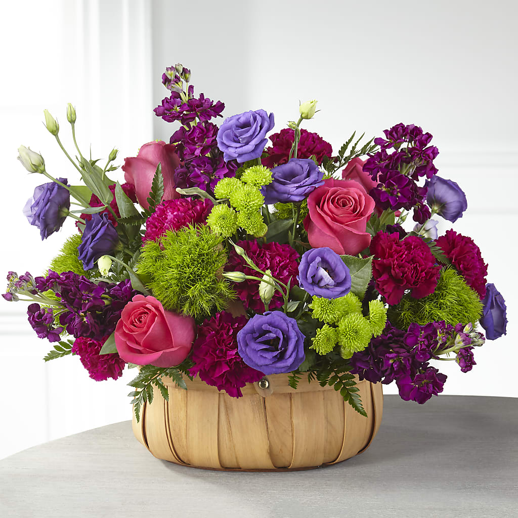 Serene Sanctuary Basket – Sunflowershop Llc, Orlando FL