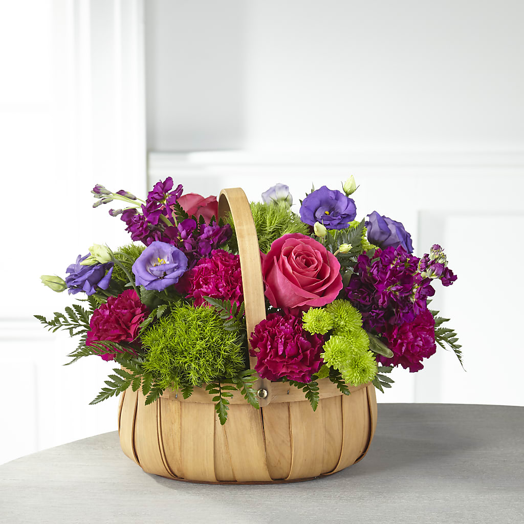Serene Sanctuary Basket – Sunflowershop Llc, Orlando FL
