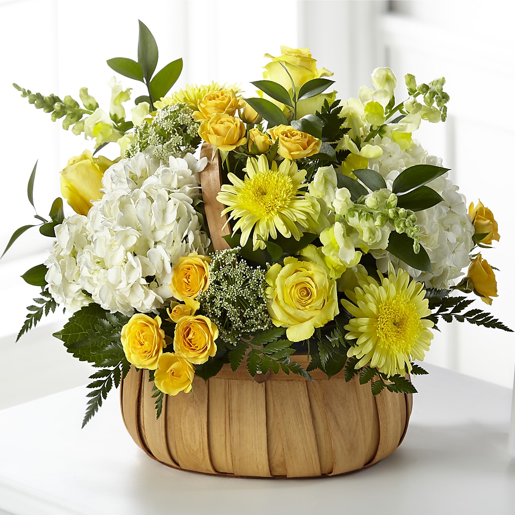 Rustic Remembrance Basket – Sunflowershop Llc, Orlando FL