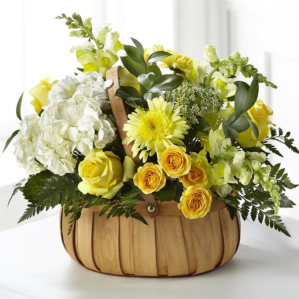 Rustic Remembrance Basket – Sunflowershop Llc, Orlando FL