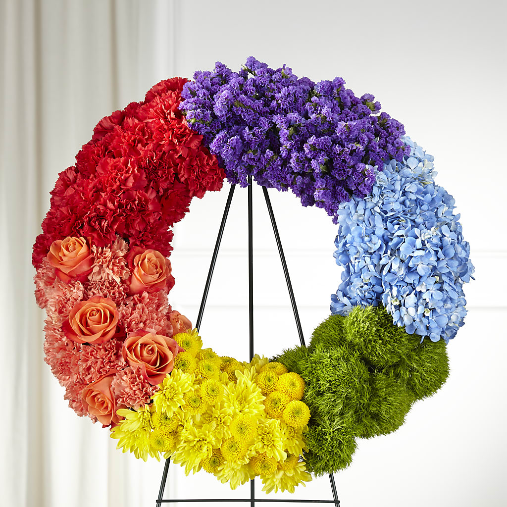 Circle of Love Wreath – Sunflowershop Llc, Orlando FL