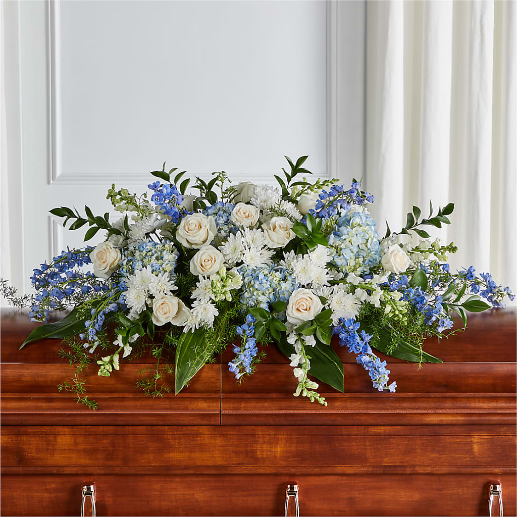 Timeless Essence Casket Spray – Sunflowershop Llc, Orlando FL