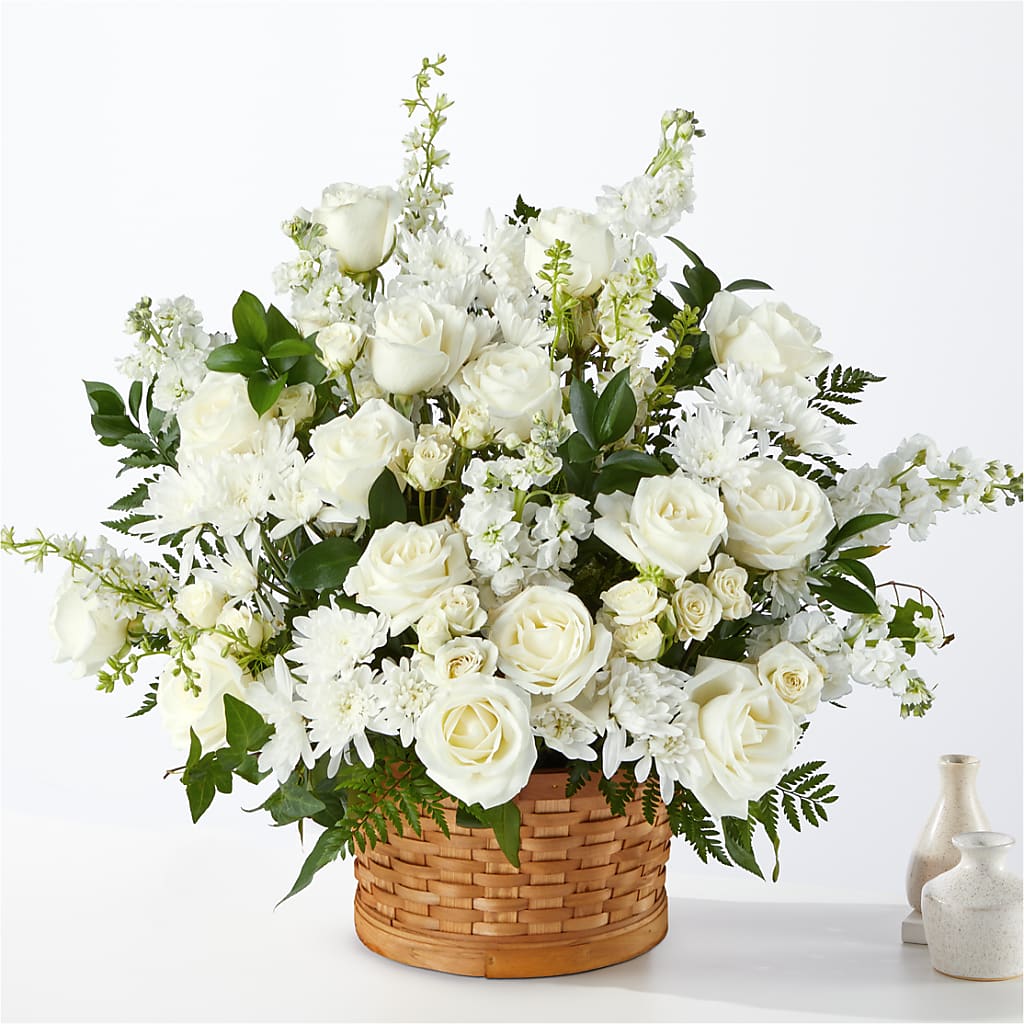 Heartfelt Condolences Arrangement – Sunflowershop Llc, Orlando FL