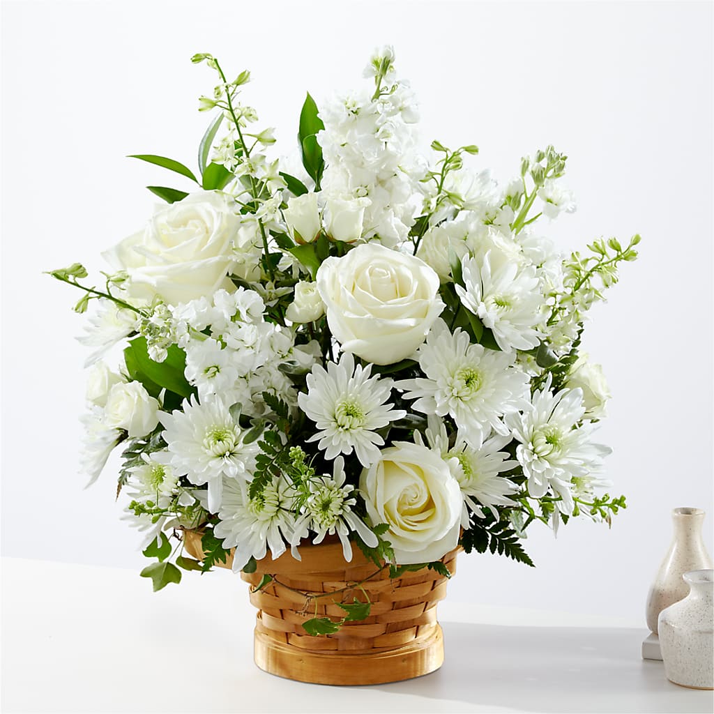 Heartfelt Condolences Arrangement – Sunflowershop Llc, Orlando FL