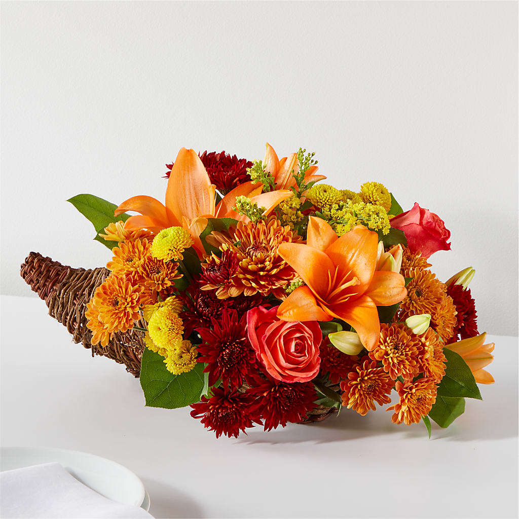 Bouquet of Blessings Cornucopia – Sunflowershop Llc, Orlando FL