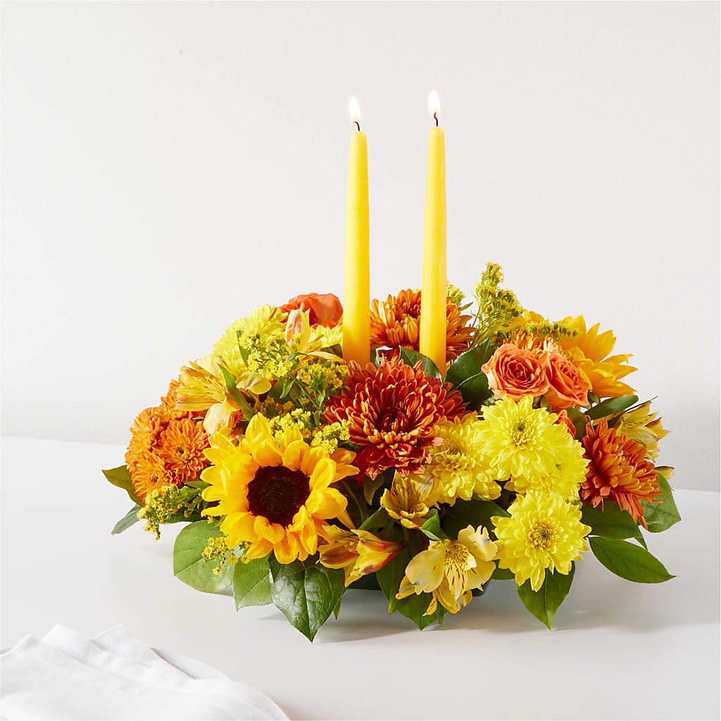 Autumn Harmony Centerpiece – Sunflowershop Llc, Orlando FL
