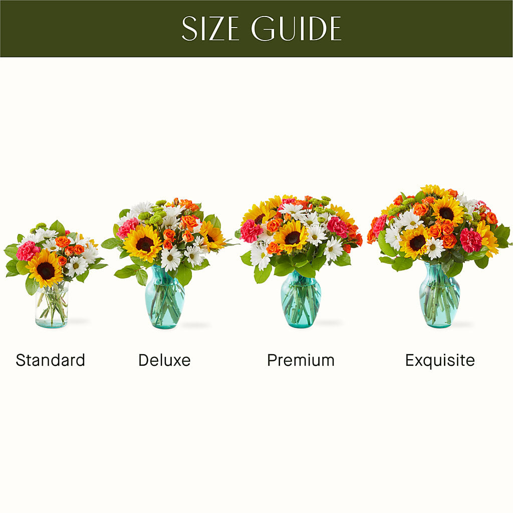 Sun-drenched Blooms Bouquet – Sunflowershop Llc, Orlando FL