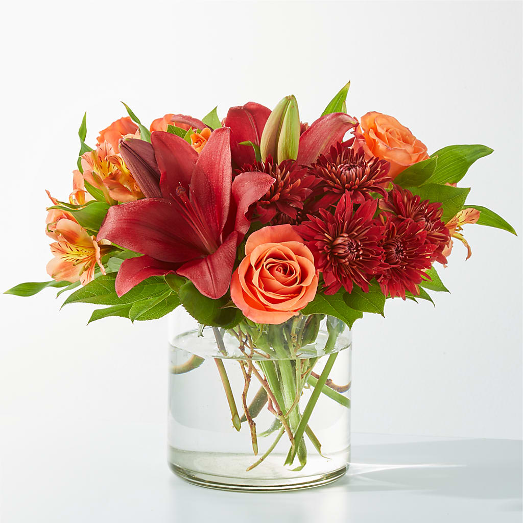 Crimson Leaves Bouquet – Sunflowershop Llc, Orlando FL