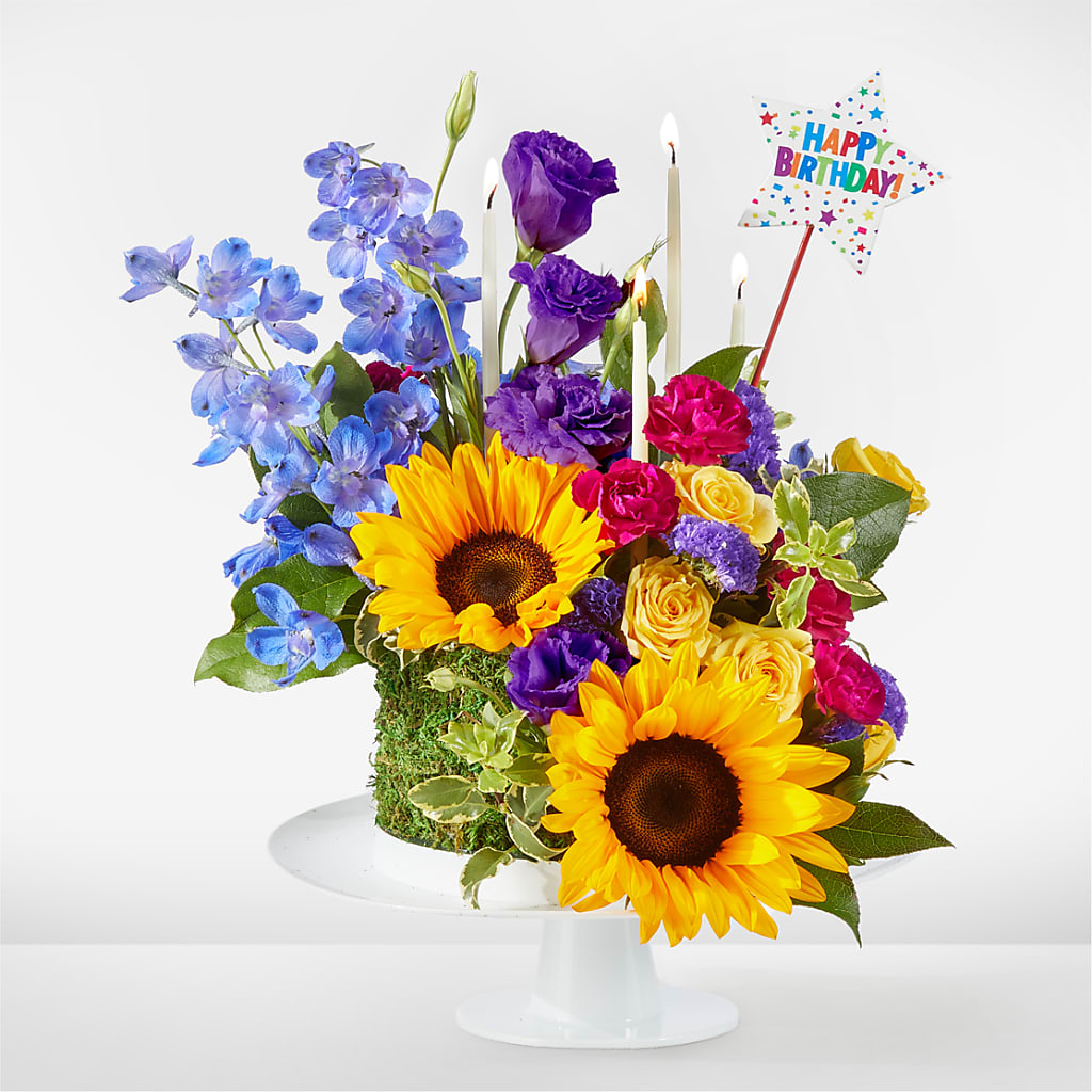 Star of the Day Floral Cake – Sunflowershop Llc, Orlando FL