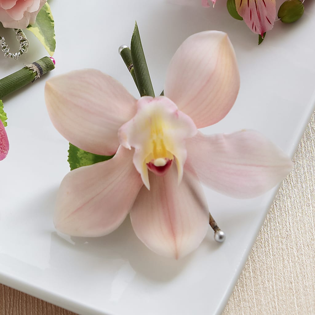 Pink Cymbidium Boutonniere – Sunflowershop Llc, Orlando FL