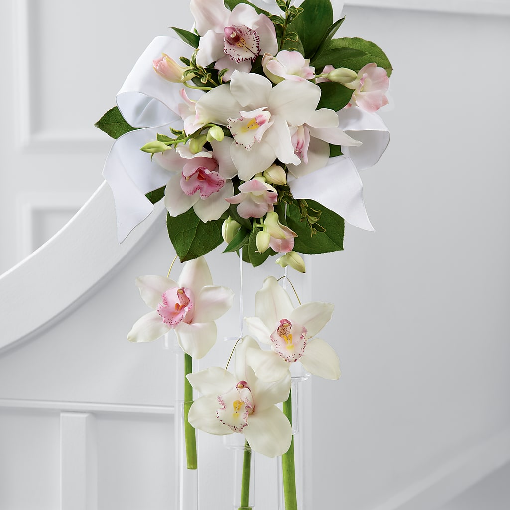Perfect Entrance Pew Arrangement – Sunflowershop Llc, Orlando FL