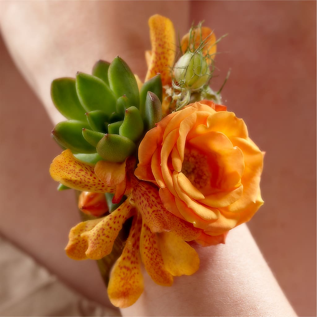 Irresistible Love Wrist Corsage – Sunflowershop Llc, Orlando FL