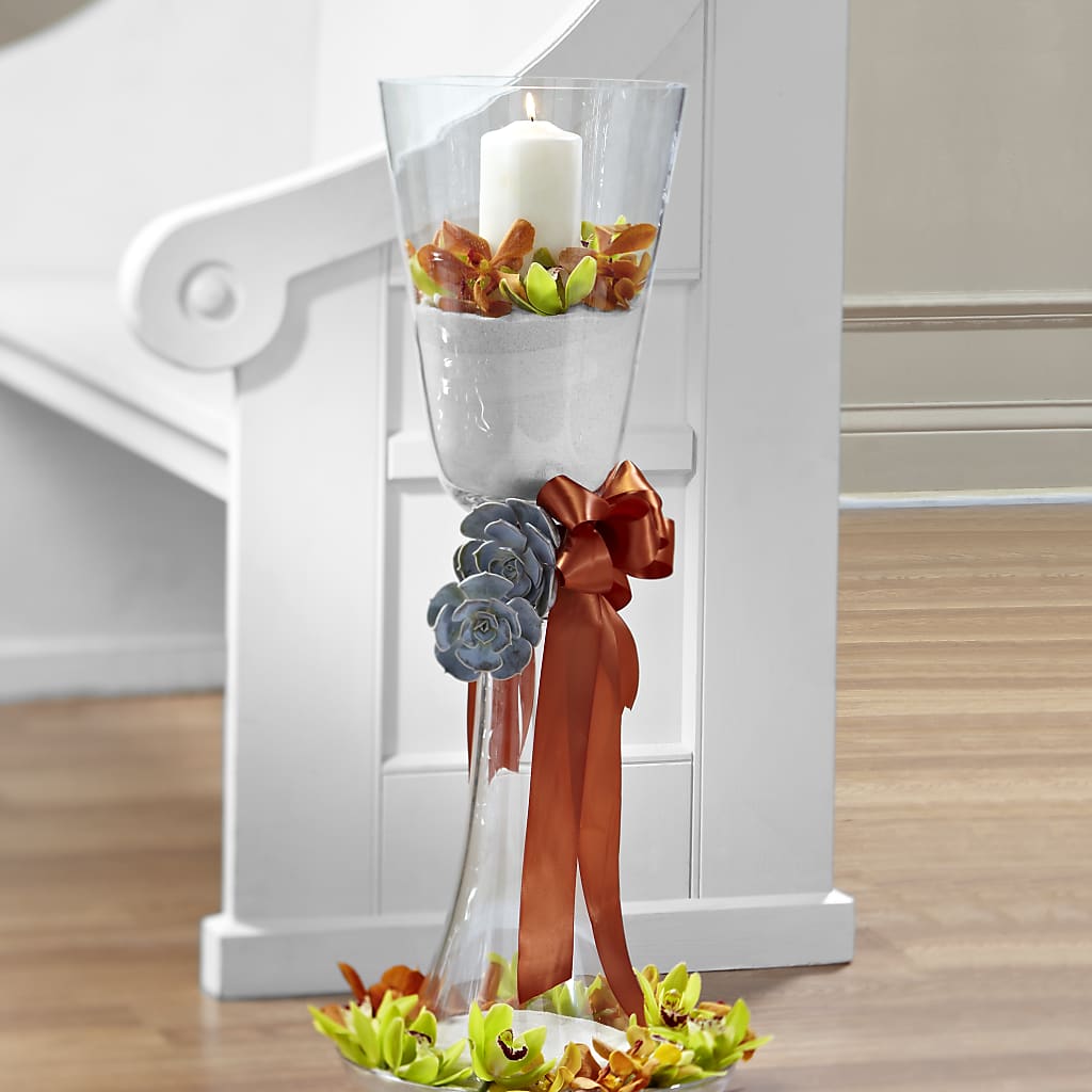 Matrimony Pew Decor – Sunflowershop Llc, Orlando FL