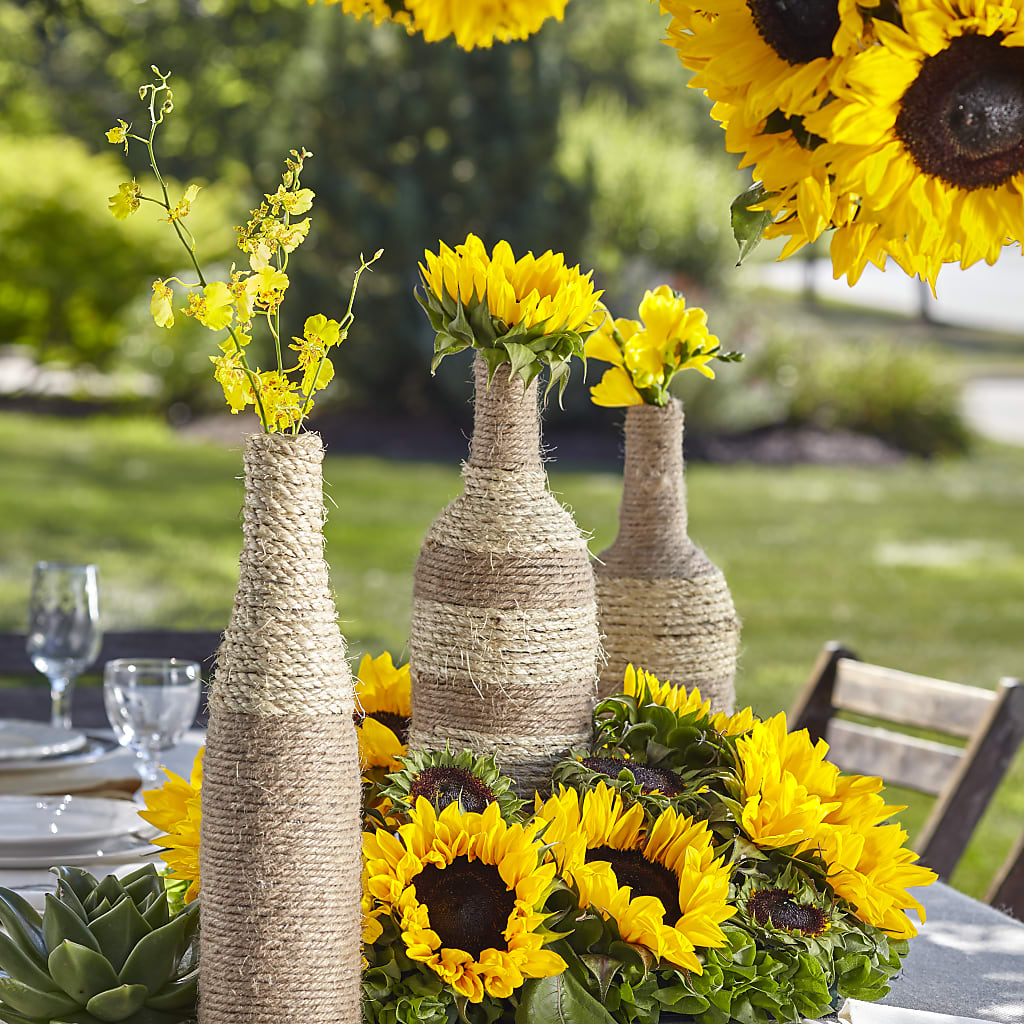 Sublime Garden Centerpiece – Sunflowershop Llc, Orlando FL
