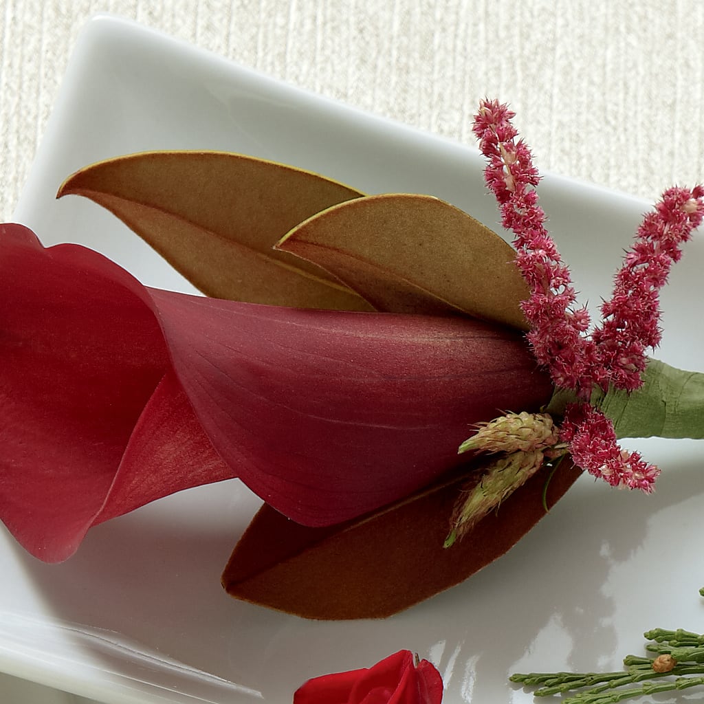 Red Calla Boutonniere – Sunflowershop Llc, Orlando FL