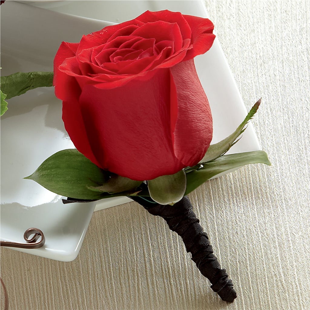 Red Rose Boutonniere – Sunflowershop Llc, Orlando FL