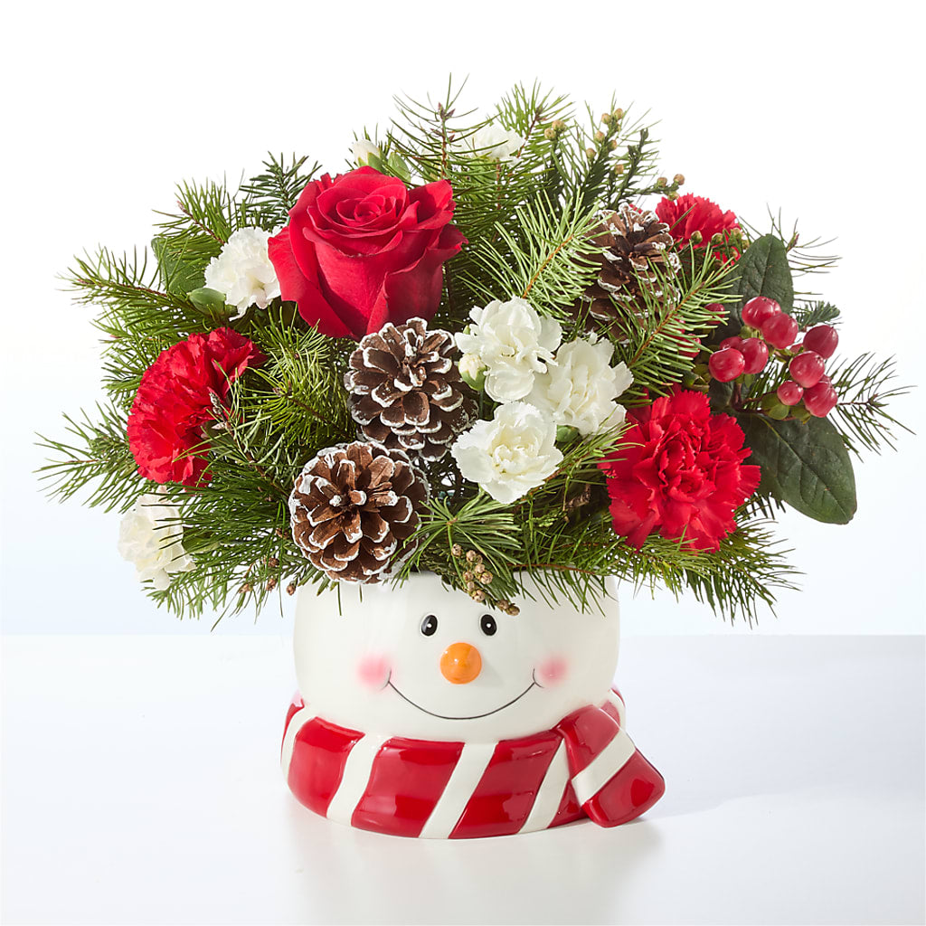 Jolly Snowman Bouquet –  Sunflowershop Llc, Orlando FL