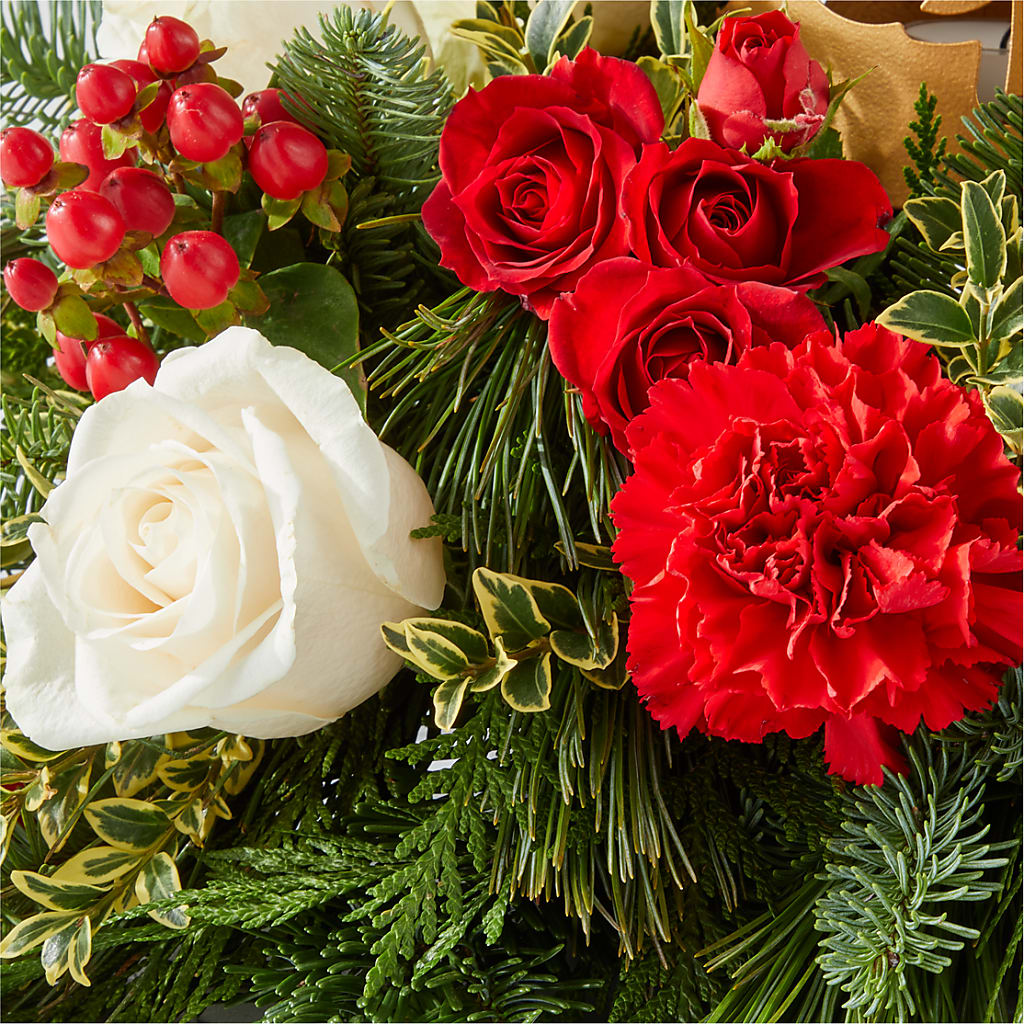 December Dreams Centerpiece –  Sunflowershop Llc, Orlando FL