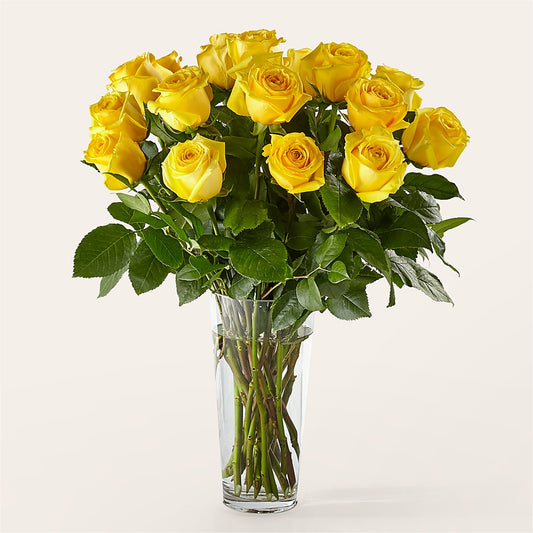 Long Stem Yellow Rose Bouquet –  Sunflowershop Llc, Orlando FL