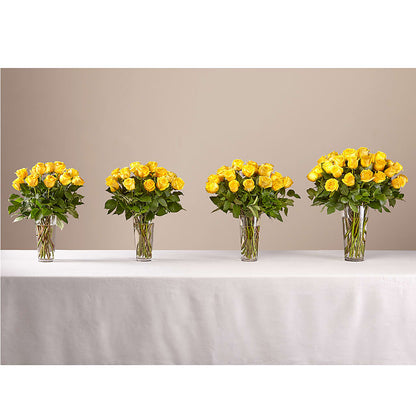Long Stem Yellow Rose Bouquet –  Sunflowershop Llc, Orlando FL