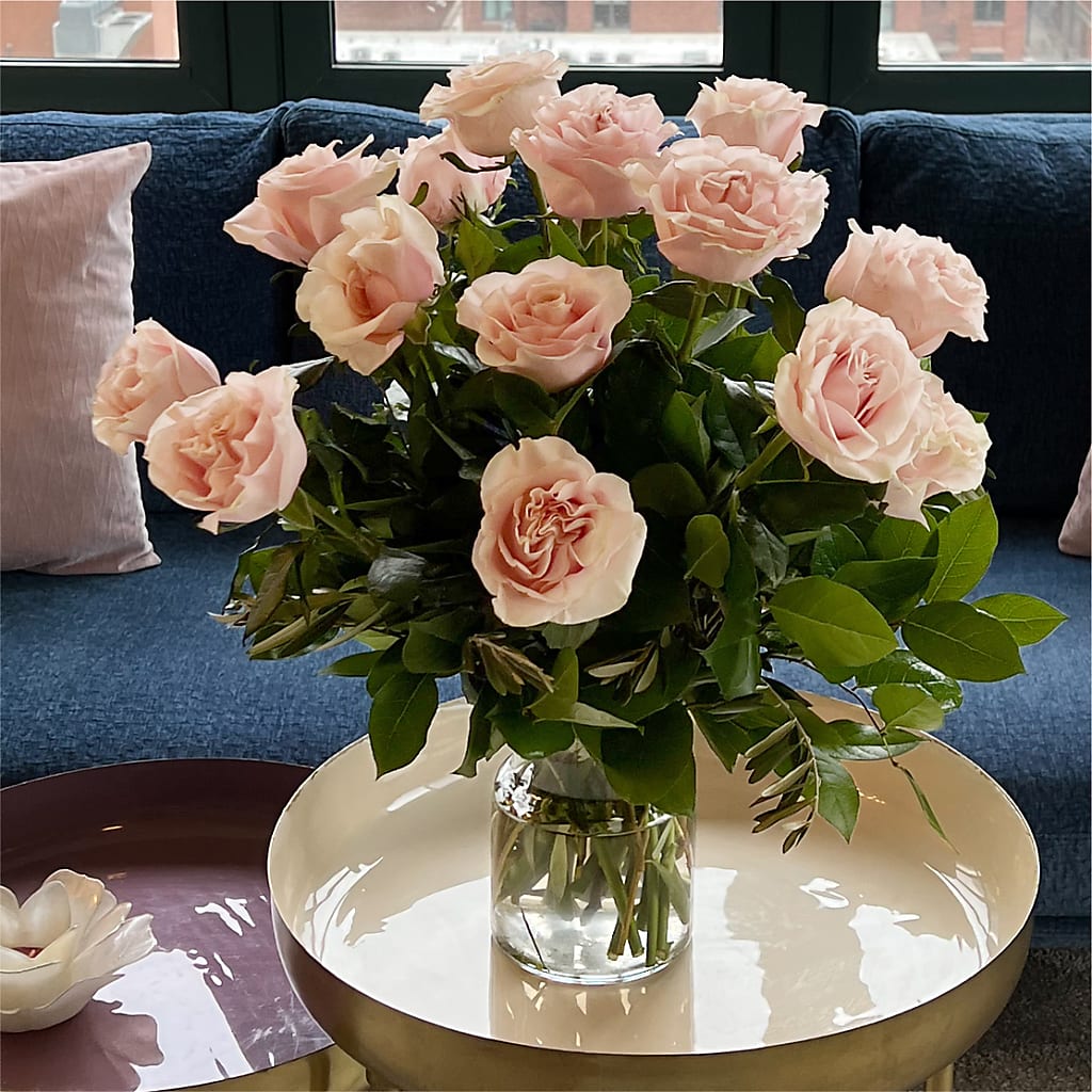 Long Stem Pink Rose Bouquet –  Sunflowershop Llc, Orlando FL
