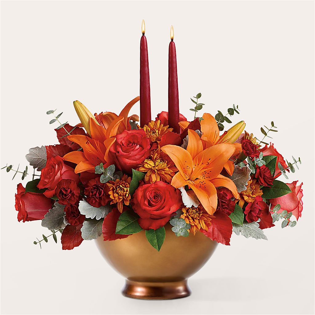 Fruits of Fall Centerpiece –  Sunflowershop Llc, Orlando FL