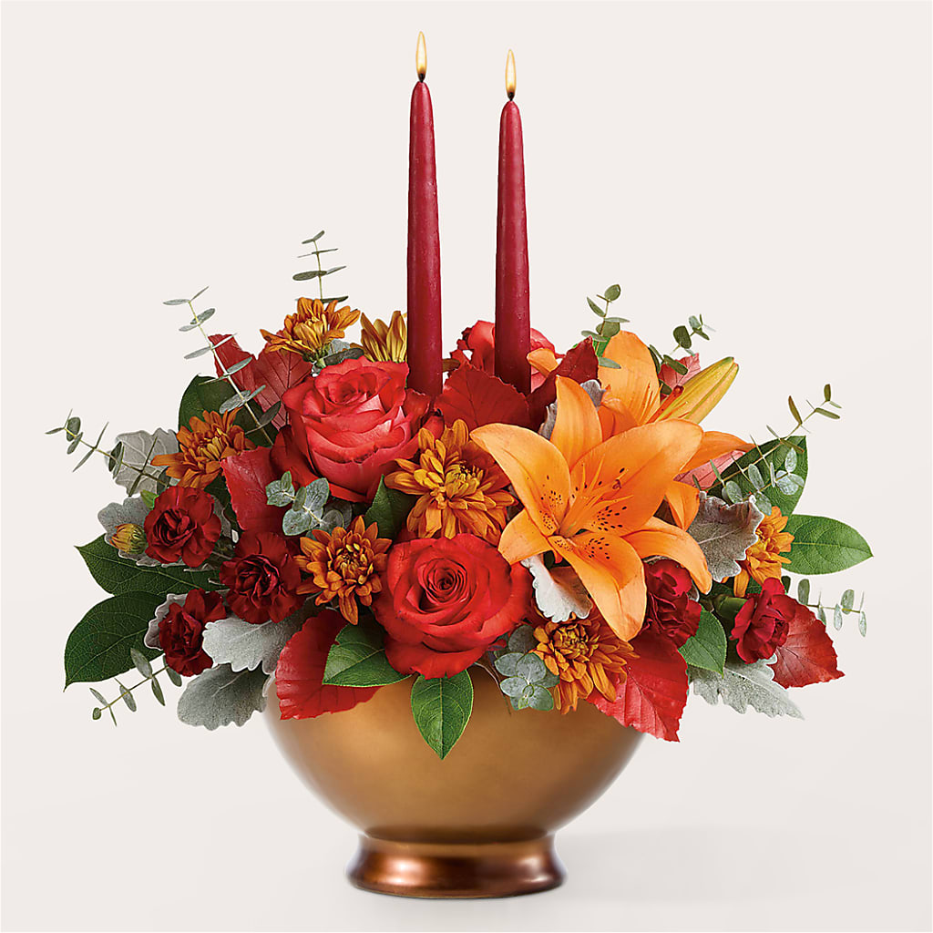 Fruits of Fall Centerpiece –  Sunflowershop Llc, Orlando FL