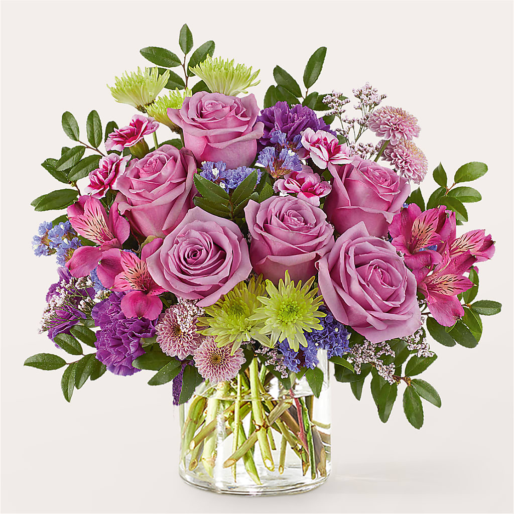 Glass Half Full Bouquet –  Sunflowershop Llc, Orlando FL
