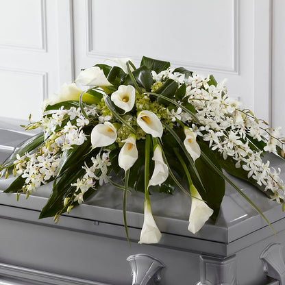 Angel Wings Casket Spray –  Sunflowershop Llc, Orlando FL
