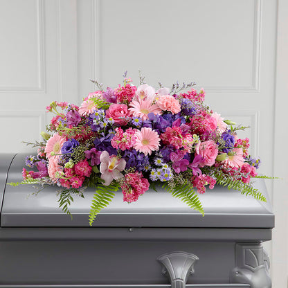 Glorious Garden Casket Spray –  Sunflowershop Llc, Orlando FL