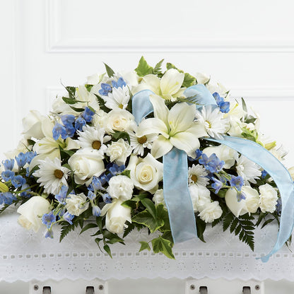 Tender Treasure Casket Spray –  Sunflowershop Llc, Orlando FL