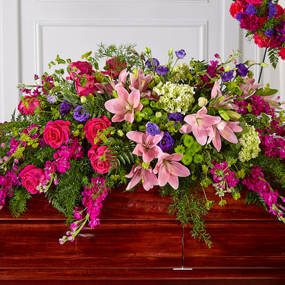 Radiant Tribute Casket Spray –  Sunflowershop Llc, Orlando FL