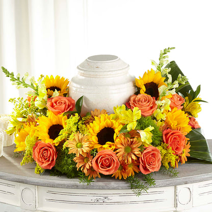 Faithful Sunflower Cremation Adornment –  Sunflowershop Llc, Orlando FL