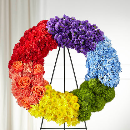 Circle of Love Wreath –  Sunflowershop Llc, Orlando FL