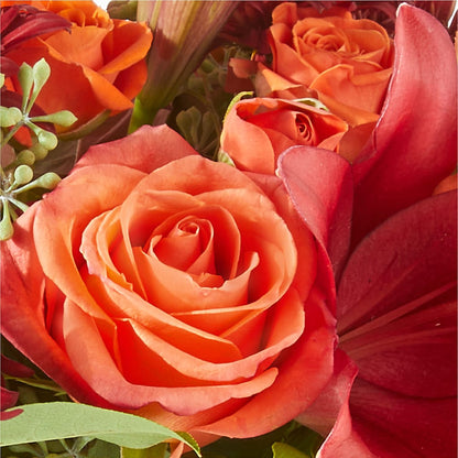 Crimson Leaves Bouquet –  Sunflowershop Llc, Orlando FL