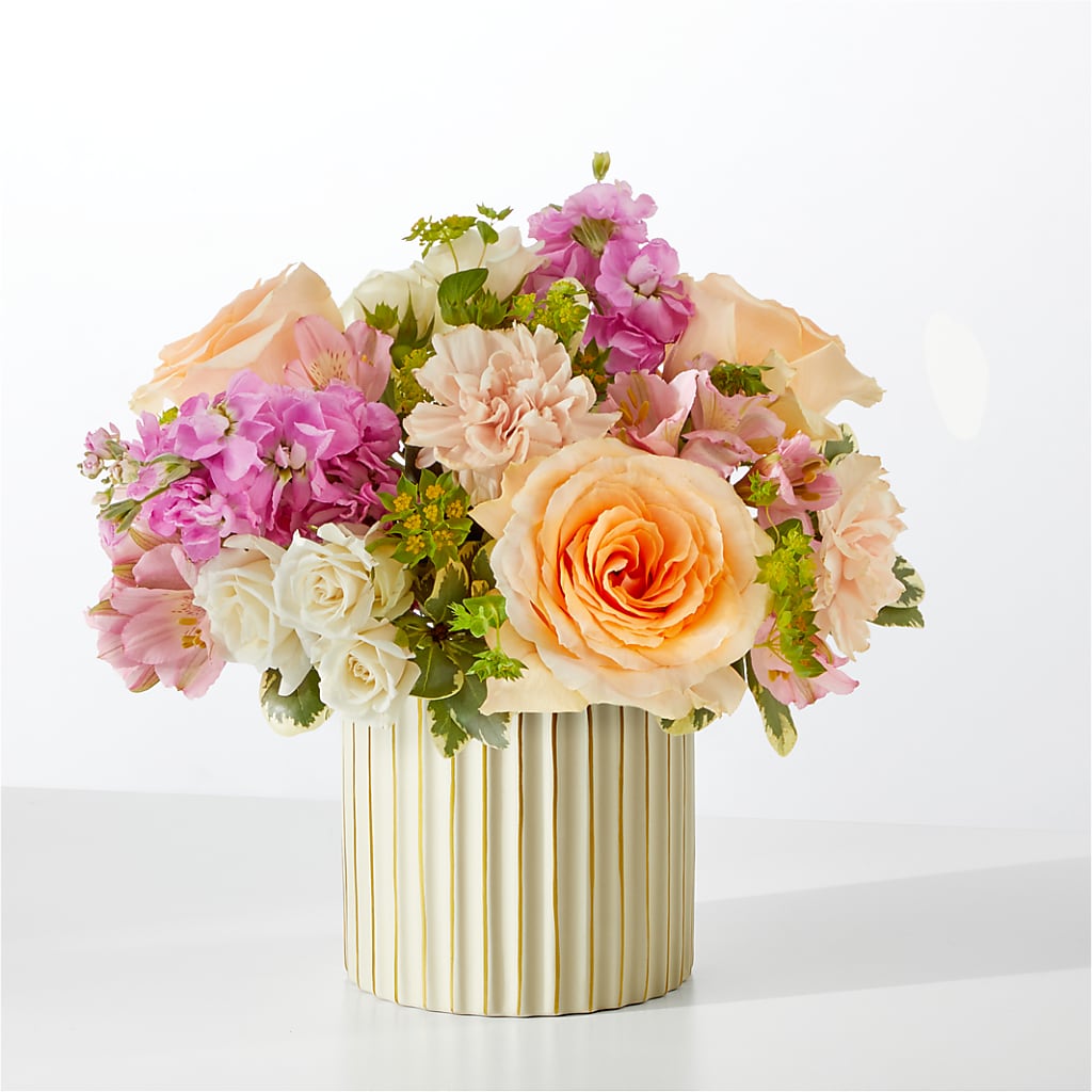 Paradise Bouquet with Ivory Vase –  Sunflowershop Llc, Orlando FL