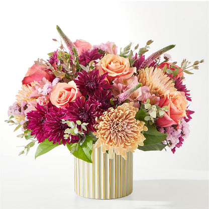 Berry Cobbler Bouquet with Ivory Vase –  Sunflowershop Llc, Orlando FL